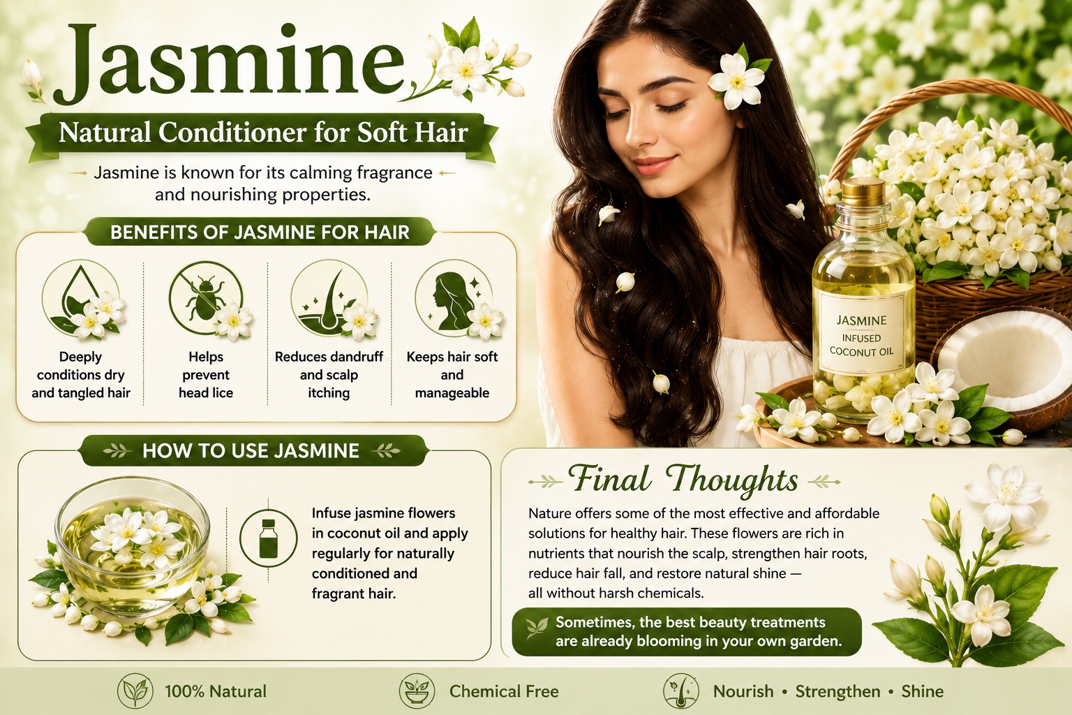 Jasmine – Natural Conditioner for Soft Hair