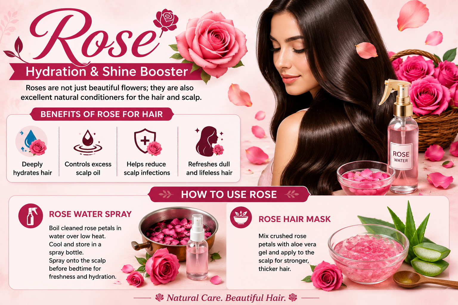 Rose – Hydration & Shine Booster