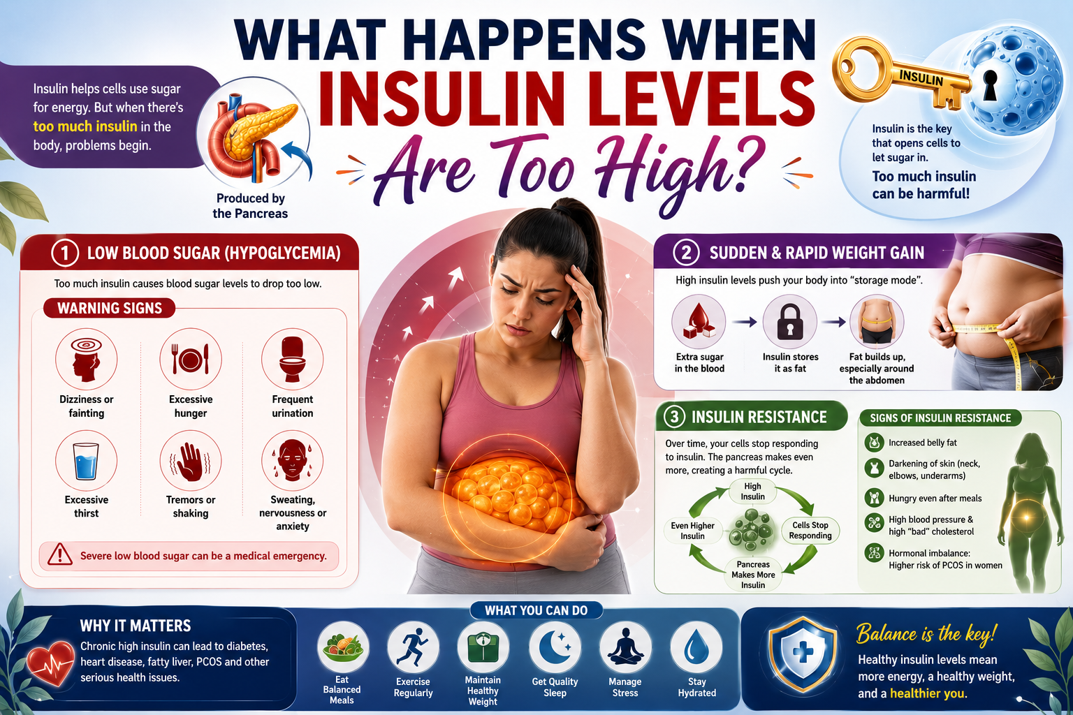 What Happens When Insulin Levels Are Too High?